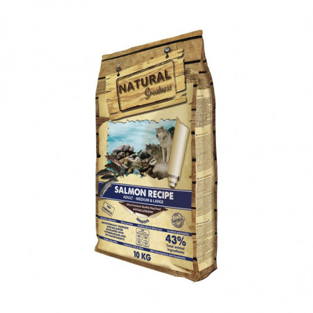 PIENSO DOG RECETA SALMON 10 KG NATURAL GREATNNES