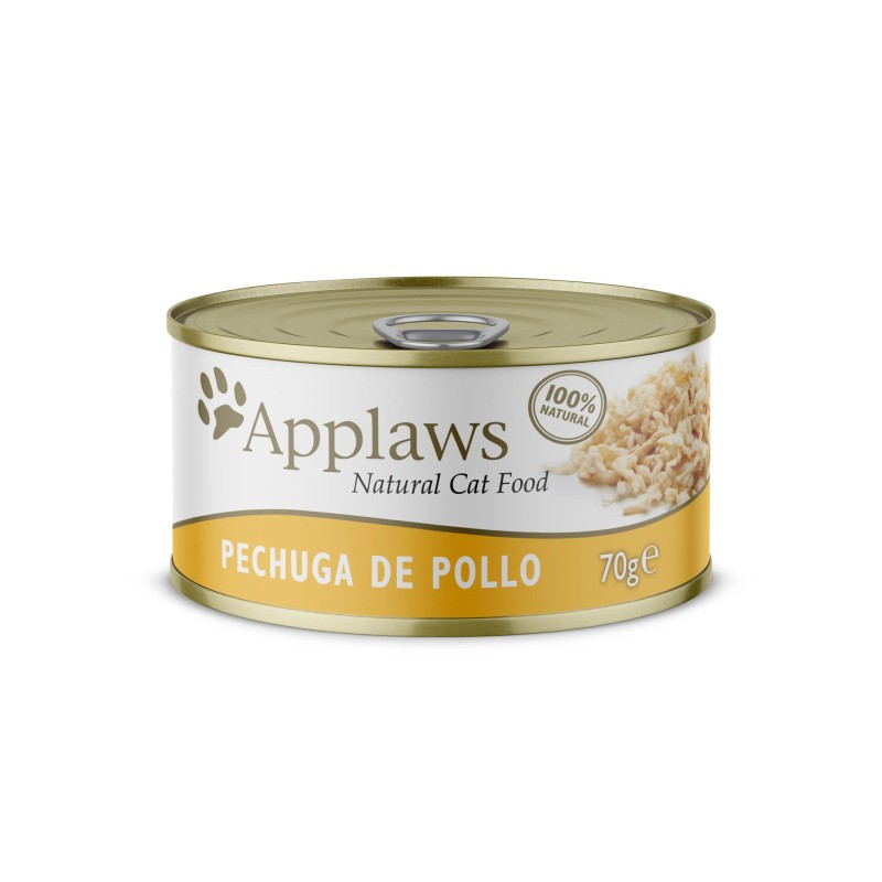 APPLAWS CAT LATA  PECHUGA DE POLLO 70 g