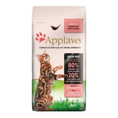 APPLAWS CAT DRY ADULTO POLLO Y SALMON 2KG