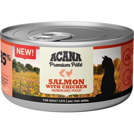 ACANA FELINE PREMIUM PATE SALMON Y POLLO 85 G