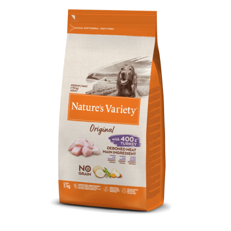 ORIGINAL ADULT MEDIUM TURKEY NO GRAIN 2KG