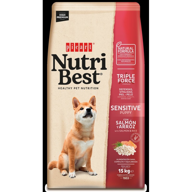 PIENSO NUTRIBEST DOG PUPPY  SALMON 3 KG
