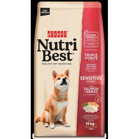 PIENSO NUTRIBEST DOG PUPPY  SALMON 3 KG
