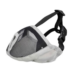 Bozal para Hocico Corto, Poliéster, S-15 cm, GrisBozal para Hocico Corto, Poliéster, S-M, 20 cm, Gris