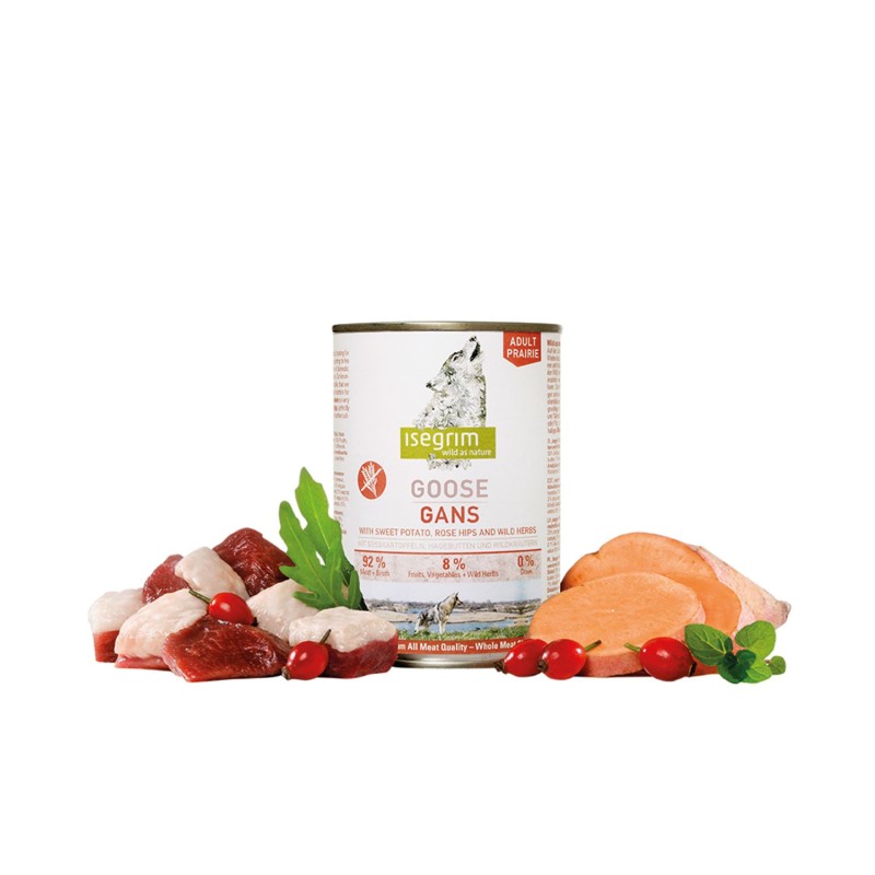 Ganso + Boniato, Escaramujo y Hierbas Silvestres