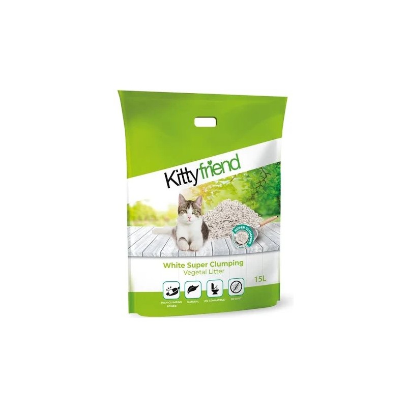 ARENA KITTY FRIEND SUPER CLAMPING WHITE 15L