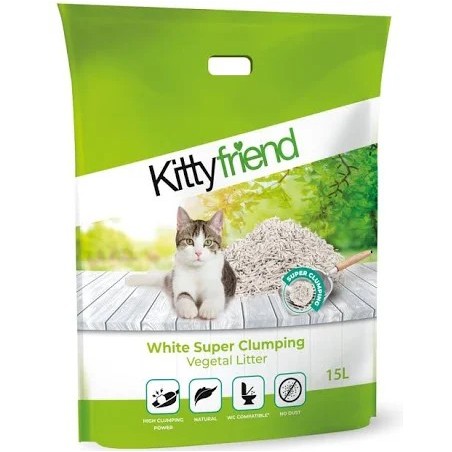 ARENA KITTY FRIEND SUPER CLAMPING WHITE 15L